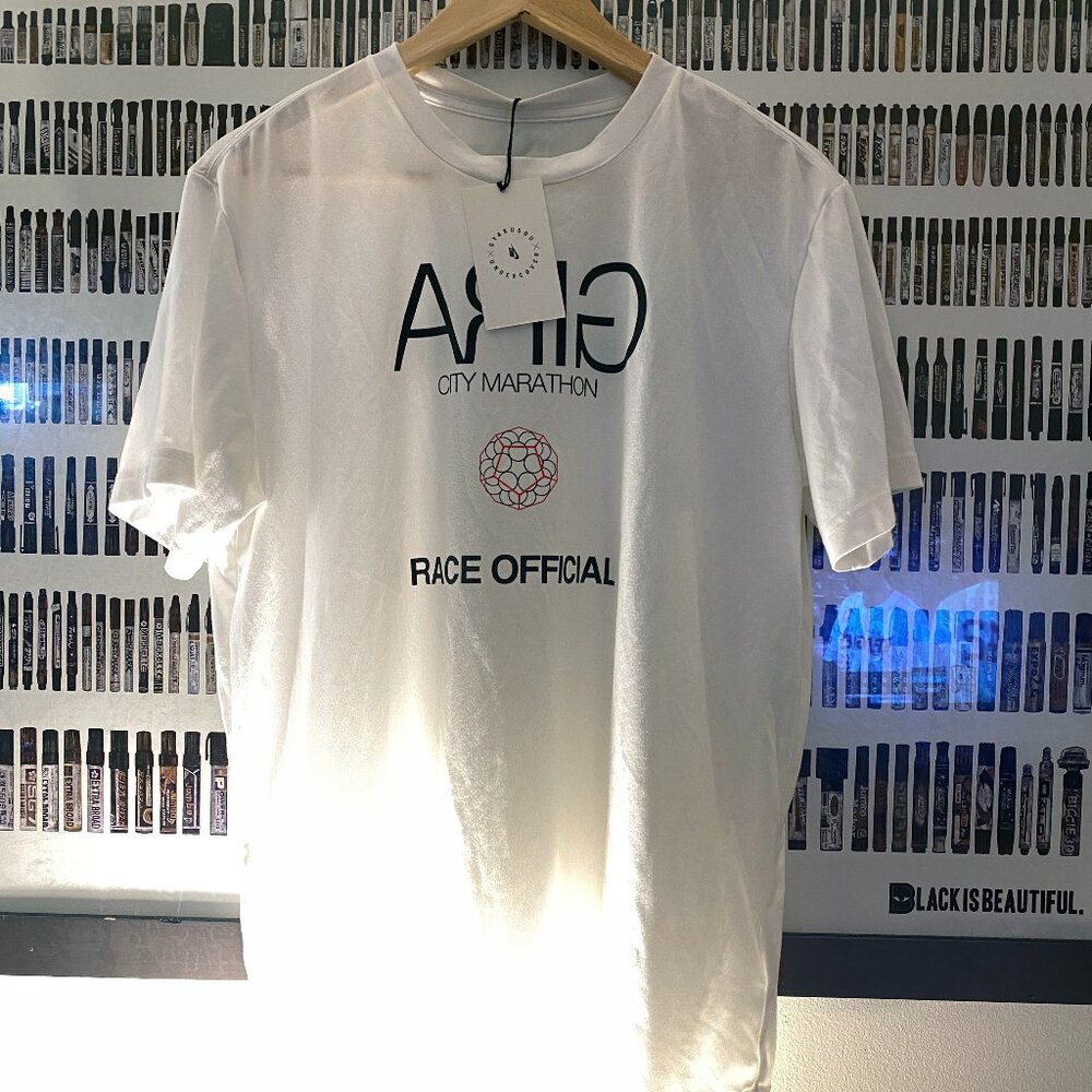 Nike X Jun Takahashi - GYAKUSOU Race Official' Dri-Fit Logo Tee (2014) XXL